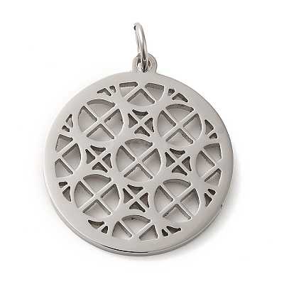 Non-Tarnish 304 Stainless Steel Pendants STAS-C086-05M-P-1