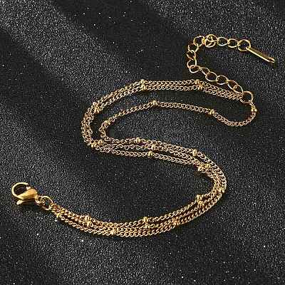 304 Stainless Steel Multi-strand Bracelets LS-BJEW-Q051-02G-B-1