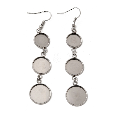 Non-Tarnish 304 Stainless Steel Earring Hooks STAS-L311-01P-1