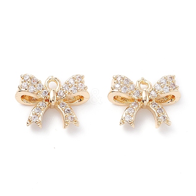 10Pcs Rack Plating Brass Micro Pave Clear Cubic Zirconia Charms ZIRC-SZ0002-09-1