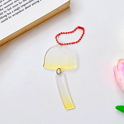 Gradient Color Transparent Acrylic Keychain Blanks ZXFQ-PW0003-15C-01-1