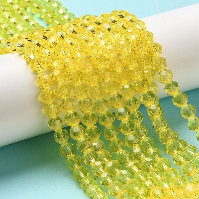 Transparent Glass Beads LS-EGLA-A035-T6mm-D03-1