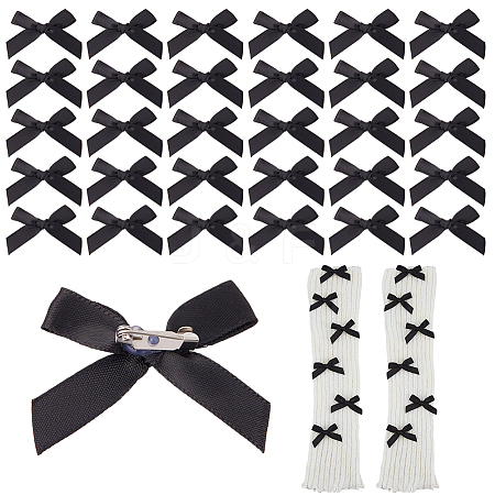 Bowknot Polyester Brooches JEWB-WH0028-68C-1