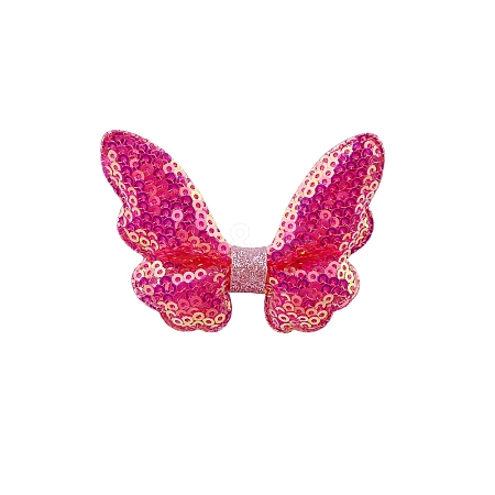 Glitter Butterfly Bowknot Alligator Hair Clips PW-WGD7FA4-20-1