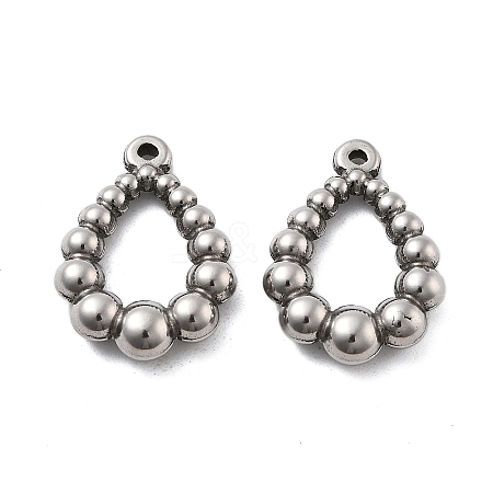 304 Stainless Steel Pendants STAS-V002-09P-1