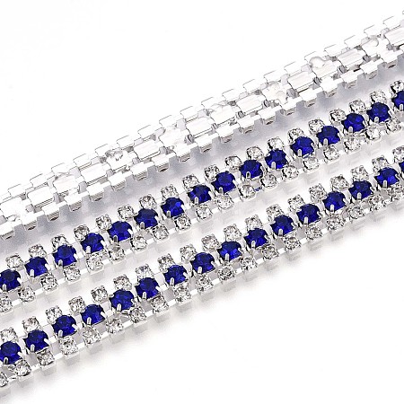 Iron Rhinestone Cup Chains CH-T006-04S-04-1