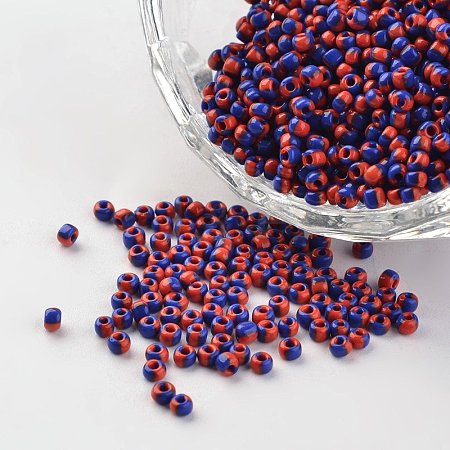 12/0 Opaque Colours Seep Glass Beads SEED-M008-C44-1