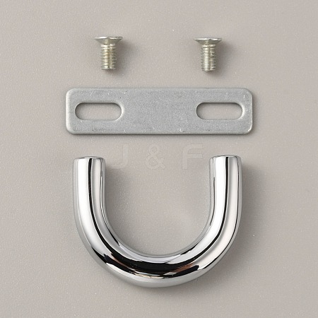 Alloy D-Ring Connector Buckles for Bag FIND-WH0036-94P-1