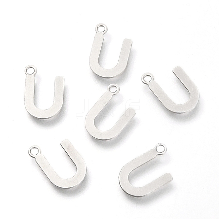 Non-Tarnish 201 Stainless Steel Charms X-STAS-C021-06P-U-1