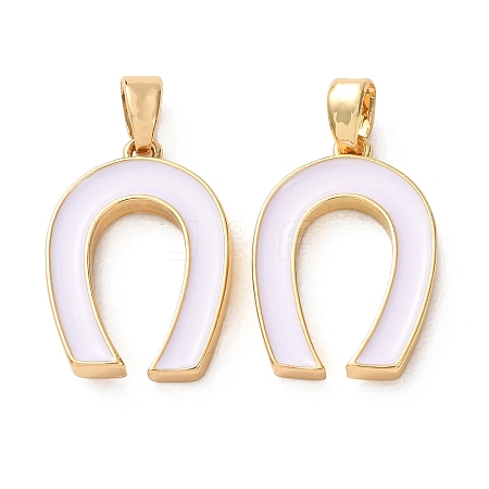Brass Enamel Pendants KK-A304-02G-1