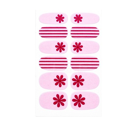 Flower Series Full Cover Nail Decal Stickers MRMJ-T109-WSZ466-1