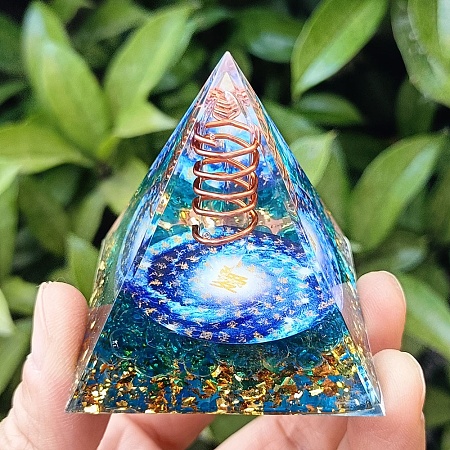 Orgonite Pyramid Resin Energy Generators PW-WG440A1-01-1