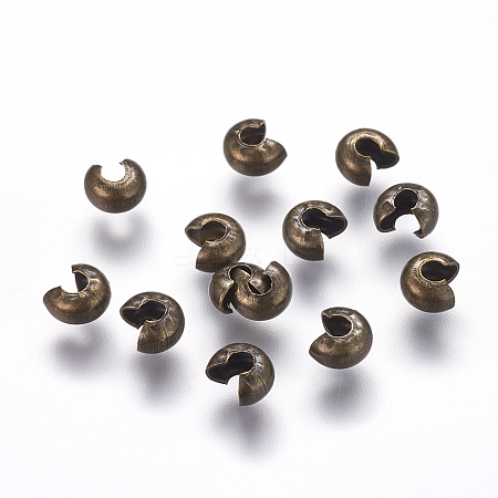 Iron Crimp Beads Covers X-IFIN-H029-NFAB-NF-1