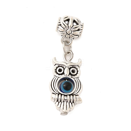 Tibetan Style Alloy Resin Pendants FIND-Z063-04AS-1