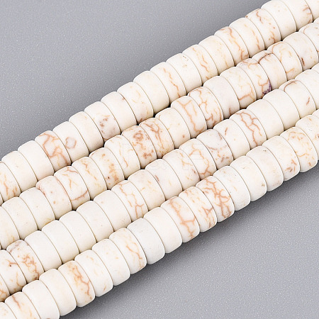 Synthetic Howlite Beads Strands G-N352-08C-1