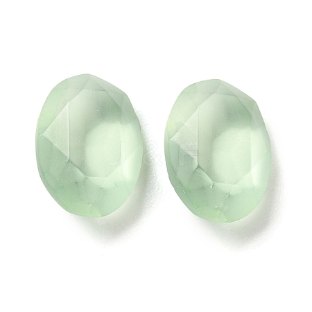 Frosted Glass Rhinestone Cabochons RGLA-G022-05A-238-1