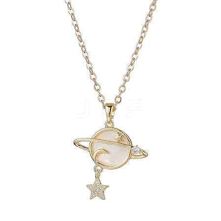 Brass Pendants Necklaces X1-NJEW-TA00163-1
