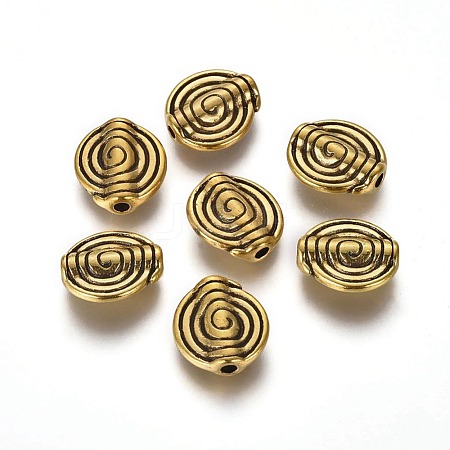 Tibetan Style Alloy Beads X-GLF0479Y-1