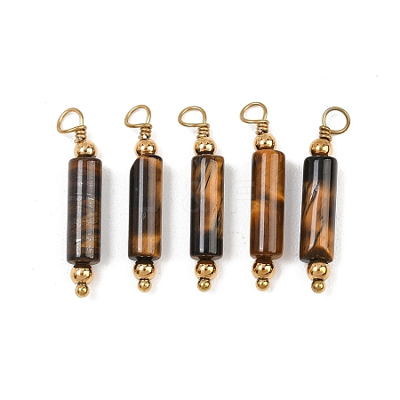 Natural Tiger Eye Pendants GG-CBA5E56-01G-02-1