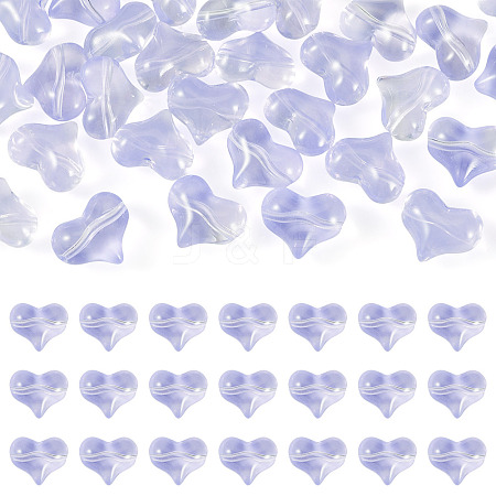 30Pcs Transparent Glass Beads GLAA-TADJ0001-02D-1