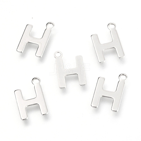 Non-Tarnish 201 Stainless Steel Charms STAS-C021-06P-H-1