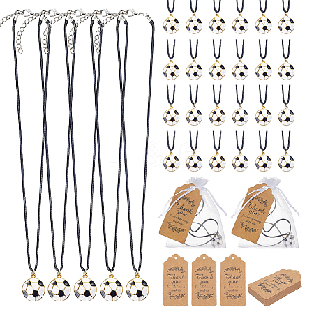Waxed Cord Necklace NJEW-OC00008-1
