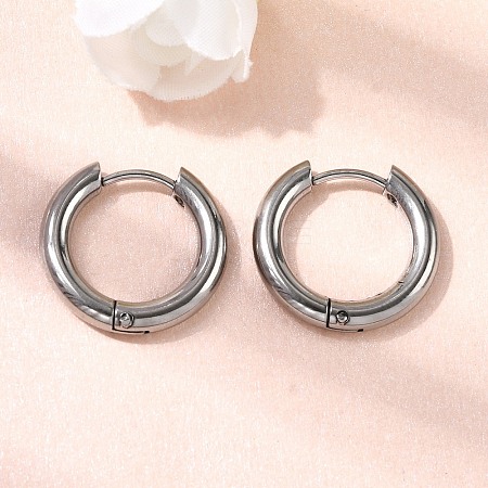 316F Stainless Steel Hoop Earrings EJEW-D341-01D-P-1
