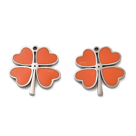 304 Stainless Steel Enamel Charms STAS-L022-001P-01-1