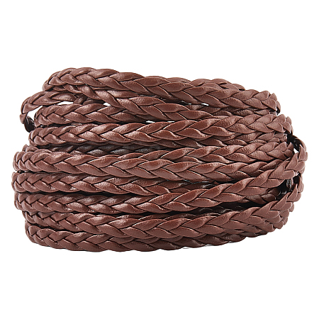 5M 3-Ply PU Leather Braided Cord LC-GF0001-12B-1
