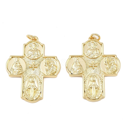 Brass Pendants KK-P339-01D-G-1