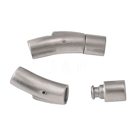 Tarnish Resistant 304 Stainless Steel Bayonet Clasps LS-STAS-F131-22P-1
