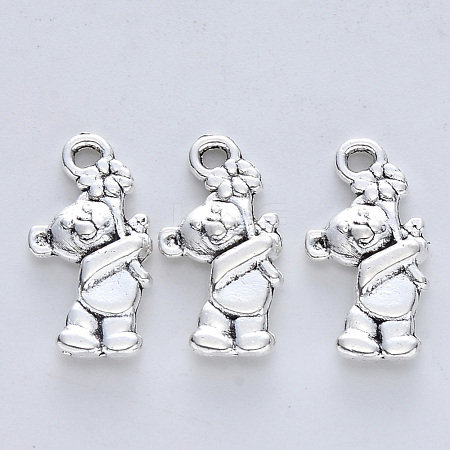 Tibetan Style Alloy Pendants X-TIBE-R316-045AS-RS-1