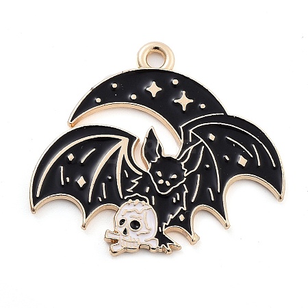 Halloween Alloy Enamel Pendants X-FIND-M019-02D-1