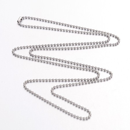 Tarnish Resistant Stainless Steel Necklace Making LS-IFIN-R114-1.5mm-1