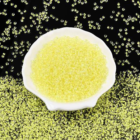 8/0 Inside Colours Transparent Glass Seed Beads X1-SEED-T007-06C-1