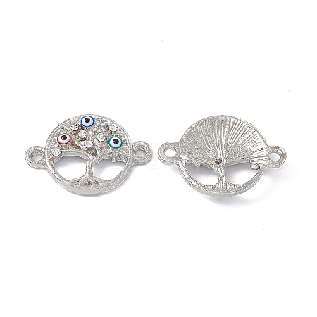 Alloy Crystal Rhinestones Connector Charms FIND-A024-45P-1