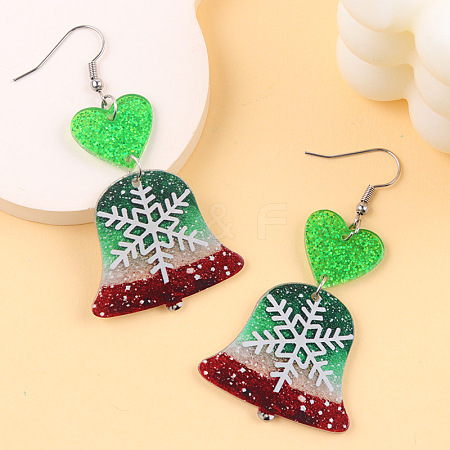 Christmas Acrylic Dangle Earrings FS-WGA1292-05-1