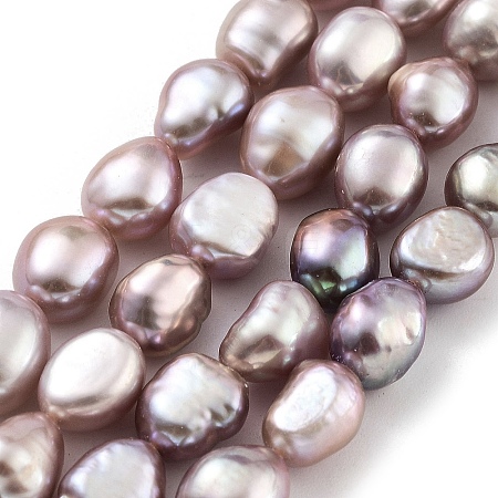 Natural Cultured Freshwater Pearl Beads Strands PEAR-P062-26H-1