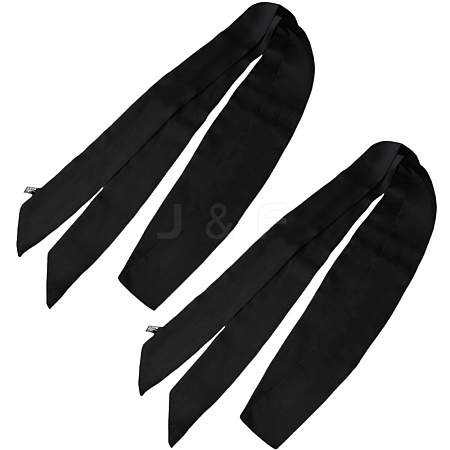 Long Polyester Silk Scarf for Women Girls AJEW-WH20042-77C-1