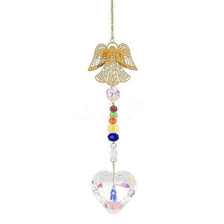 Hollow Alloy Hanging Ornaments HJEW-Q012-05E-1