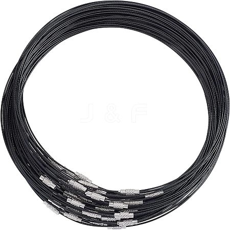 Unicraftale Stainless Steel Wire Necklace Cord DIY Jewelry Making TWIR-UN0001-03A-24-1