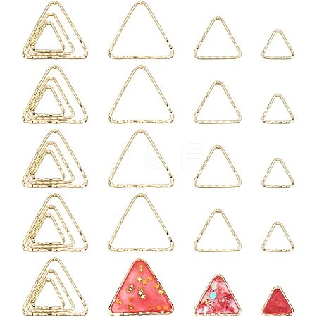 CHGCRAFT 30Pcs 3 Style Alloy Pendants FIND-CA0006-02-1