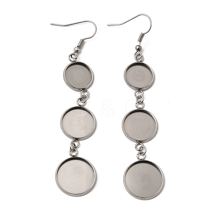 Non-Tarnish 304 Stainless Steel Earring Hooks STAS-L311-01P-1