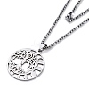 Non-Tarnish 304 Stainless Steel Box Chain Necklaces NJEW-C042-02P-4