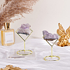 Alloy Mineral Stone Display Holder ODIS-WH0030-239LG-4