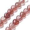 Natural Strawberry Quartz Beads Strands G-R190-10mm-34-2