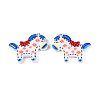 Printed Opaque Resin Beads RESI-N043-07A-3