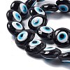 Handmade Evil Eye Lampwork Beads Strands LAMP-G157-01A-4