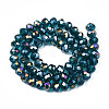 Electroplate Glass Beads Strands EGLA-A034-T2mm-B25-2