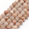 Natural Sunstone Beads Strands G-F523-10-8mm-1